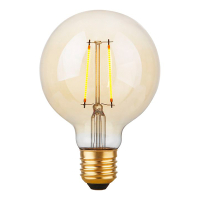 123led LED lamp E27 | Globe G95 | Filament | Goud | 2200K | Dimbaar | 2.9W (25W) LDR09494