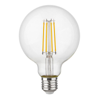 123led LED lamp E27 | Globe G95 | Filament | Helder | 2500K | Dimbaar | 4.7W (40W) LDR09478