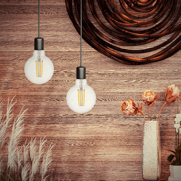 123led LED lamp E27 | Globe G95 | Filament | Helder | 2500K | Dimbaar | 4.7W (40W) LDR09478 - 3