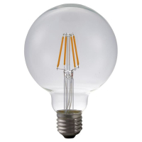 123led LED lamp E27 | Globe G95 | Filament | Helder | 2500K | Dimbaar | 4W (30W)  LDR09151