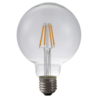 123led LED lamp E27 | Globe G95 | Filament | Helder | 2500K | Dimbaar | 4W (30W)  LDR09151