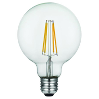 123led LED lamp E27 | Globe G95 | Filament | Helder | 2500K | Dimbaar | 8W (50W)  LDR09153