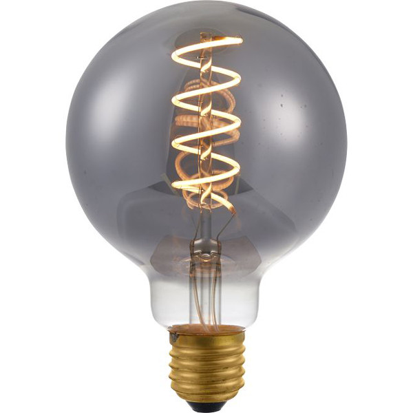 123led LED lamp E27 | Globe G95 | Filament | Smoke | 2200K | Dimbaar | 4.5W  LDR06301 - 1