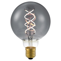 123led LED lamp E27 | Globe G95 | Filament | Smokey | 2200K | Dimbaar | 5W (13W)  LDR09103