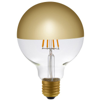 123led LED lamp E27 | Globe G95 | Kopspiegel | Goud | 2500K | Dimbaar | 4W (32W)  LDR09268