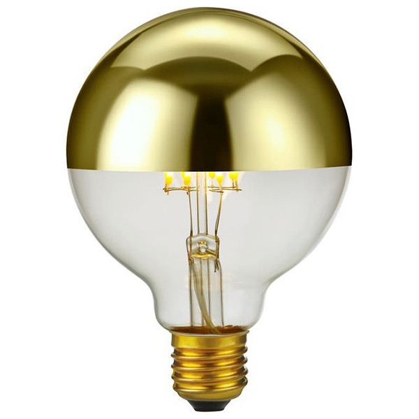123led LED lamp E27 | Globe G95 | Kopspiegel | Goud | 2500K | Dimbaar | 6.5W (40W)  LDR09254 - 2