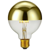 123led LED lamp E27 | Globe G95 | Kopspiegel | Goud | 2500K | Dimbaar | 6.5W (40W)  LDR09254 - 2
