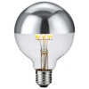 123led LED lamp E27 | Globe G95 | Kopspiegel | Zilver | 2500K | Dimbaar | 6.5W (40W)  LDR09252 - 2