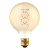 123led LED lamp E27 | Globe G95 | Spiraal filament | 1800K | Dimbaar | 4W (25W)