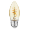 123led LED lamp E27 | Kaars C35 | Filament | Goud | 2200K | Dimbaar | 4.2W (40W)