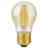 123led LED lamp E27 | Kogel G45 | Filament | Goud | 2200K | Dimbaar | 4.7W (40W)  LDR09316 - 1