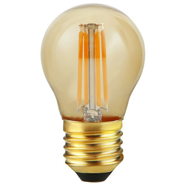 123led LED lamp E27 | Kogel G45 | Filament | Goud | 2200K | Dimbaar | 4W (26W)  LDR09314 - 1