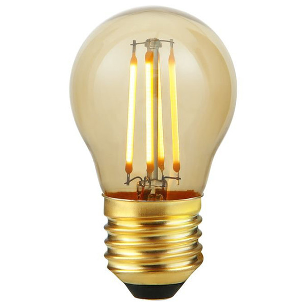 123led LED lamp E27 | Kogel G45 | Filament | Goud | 2200K | Dimbaar | 4W (26W)  LDR09314 - 2
