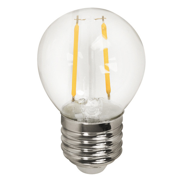 123led LED lamp E27 | Kogel G45 | Filament | Helder | 3000K | 2W  LDR07831 - 1