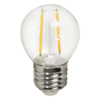 123led LED lamp E27 | Kogel G45 | Filament | Helder | 3000K | 2W  LDR07831