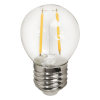123led LED lamp E27 | Kogel G45 | Filament | Helder | 3000K | 2W