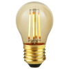 123led LED lamp E27 | Kogel G45 | Goud | 2200K | Dimbaar | 4W (26W) LDR09314 - 2