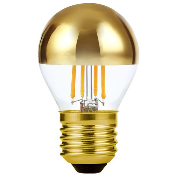 123led LED lamp E27 | Kogel G45 | Kopspiegel | Goud | 2500K | Dimbaar | 4W (25W)  LDR09340 - 1