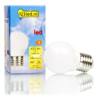 123led LED lamp E27 | Kogel G45 | Mat | 2700K | 4.9W (40W) LDR01676