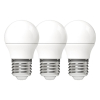 123led LED lamp E27 | Kogel P45 | Mat | 2.2W (25W) | 3 stuks