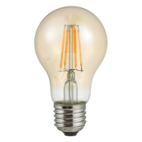 123led LED lamp E27 | Peer A60 | Dag/Nachtsensor | Filament | Goud | 2500K | 4W (37W)  LDR06409