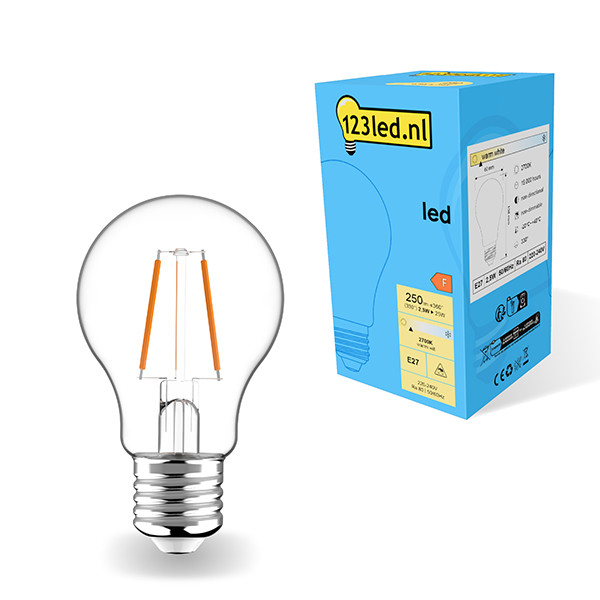 123led LED lamp E27 | Peer A60 | Filament | 2700K | 2.5W (25W)  LDR01786 - 1
