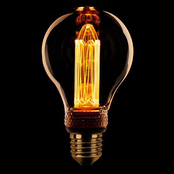 123led LED lamp E27 | Peer A60 | Filament | Goud | 1800K | 3-staps dimbaar | CRI >95 | 5W LDR01596 - 1