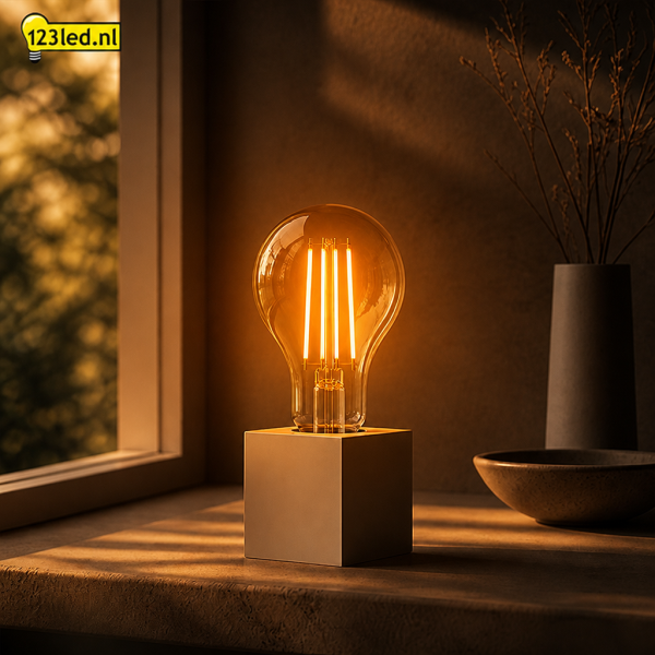 123led LED lamp E27 | Peer A60 | Filament | Goud | 2100K | Dimbaar | 4.5W (40W) LDR02656 - 3