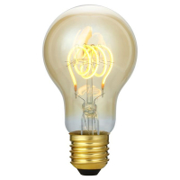 123led LED lamp E27 | Peer A60 | Filament | Goud | 2200K | 3-staps dimbaar | 5W (39W)