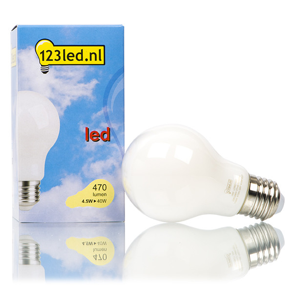 123led LED lamp E27 | Peer A60 | Mat | 2700K | Dimbaar | 4.5W (40W)  LDR01522 - 1