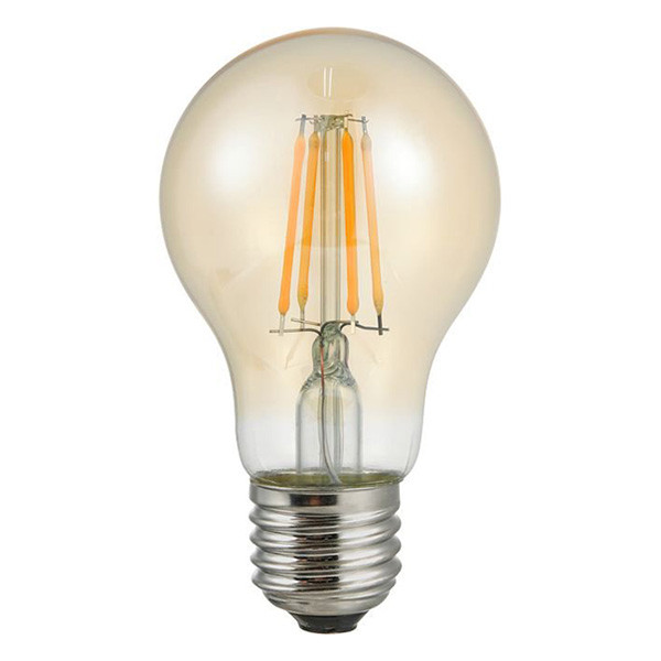 123led LED lamp E27 met sensor | Dag/Nacht sensor | Peer A60 | Filament | Goud | 2500K | 4W (37W) LDR06409 - 1