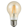 123led LED lamp E27 met sensor | Dag/Nacht sensor | Peer A60 | Filament | Goud | 2500K | 4W (37W)