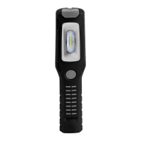 123led LED looplamp oplaadbaar | 300 lumen | IP20 | Zwart  LDR06023