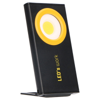 123led LED looplamp oplaadbaar | 5000K | 350 lumen | IP54 | 5W | Zwart  LDR06744