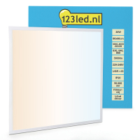 123led LED paneel 60x60 cm | 3000-4000-6000K | 3900 lumen | UGR19 | 30W LDR08712