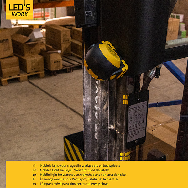 LED werklamp oplaadbaar | 4000K | 800 lumen | IP54 | 10W LDR06850 - 8