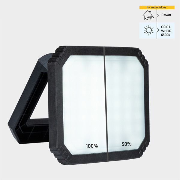 123led LED werklamp oplaadbaar | 6500K | 700 lumen | IP54 | 14.8W  LDR06793 - 2