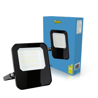 123led Led Breedstraler 30W | 6500K | 3600 lumen | IP65 | Zwart  LDR02197