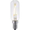123led Led Filament Buislamp helder dimbaar (E14, 2W, 2500K, T25)  LDR06309