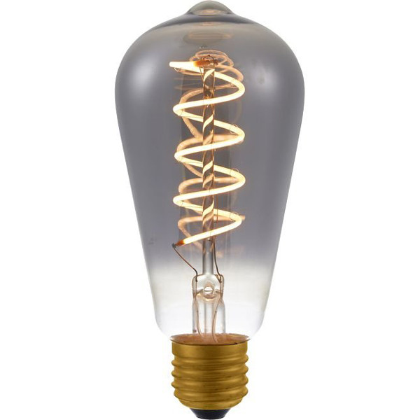 Led Filament Edison lamp smoke (E27, 4.5W, 2200K, ST64) 123led 123led.nl