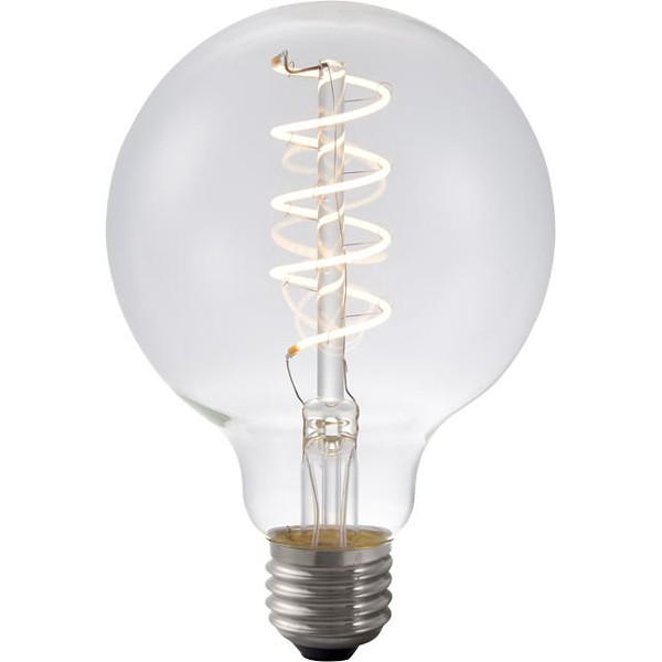 realiteit Zin Formulering Led Filament Globe lamp helder dimbaar (E27, 4.5W, 2200K, G95) 123led  123led.nl