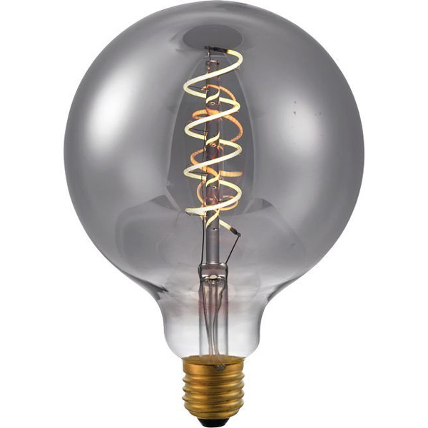 123led Led Filament Globe lamp smoke dimbaar (E27, 4.5W, 2000K, G125)  LDR06304 - 1