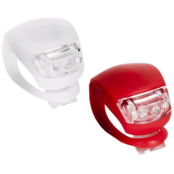 markeerstift engel Stoel Led fietslamp | op batterij | wit en rood licht 123led 123led.nl