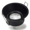 123led Led inbouwarmatuur | Rond diep | Zwart | GU10 fitting | Ø 85 mm | IP20  LDR08007 - 2