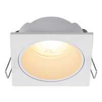 Led inbouwarmatuur | Vierkant | Wit | GU10 MR11 fitting | Ø 52 mm | IP20 LDR08316