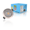 123led Led inbouwspot | Rond | 2000-2700K | Nikkel | Ø 68mm | IP44 | Dimbaar | 5.5W  LDR01976 - 1