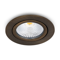 Led inbouwspot | Rond | 2700K-3000K-4000K | Brons | Ø 75 mm | IP65 | Dimbaar | 5W LDR02445