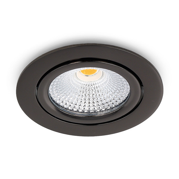 Led inbouwspot | Rond | 2700K-3000K-4000K | Gun Metal | Ø 75 mm | IP65 | Dimbaar | 5W LDR02439 - 1