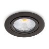 Led inbouwspot | Rond | 2700K-3000K-4000K | Gun Metal | Ø 75 mm | IP65 | Dimbaar | 5W LDR02439 - 1