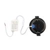 Led inbouwspot | Rond | 2700K-3000K-4000K | Gun Metal | Ø 75 mm | IP65 | Dimbaar | 5W LDR02439 - 5
